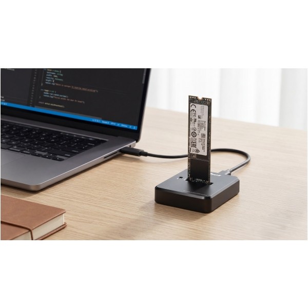 Stacja dokująca dysków NVME M2 (Mkey+ B+Mkey) USB typu C aluminiowa Rebel