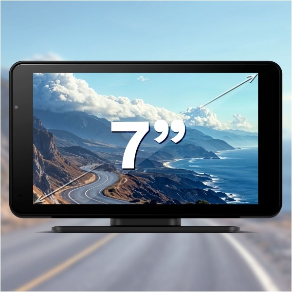 Stacja multimedialna 7" Android Auto Apple Carplay z kamerą cofania Kruger&Matz