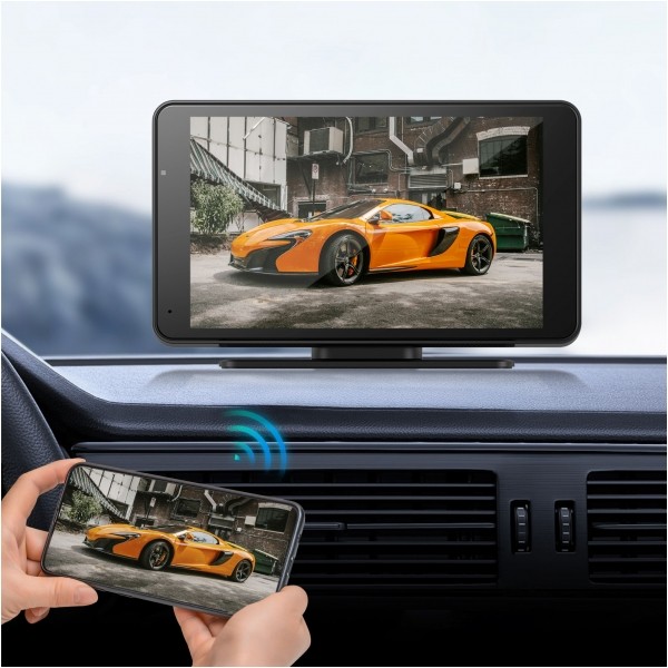 Stacja multimedialna 7" Android Auto Apple Carplay z kamerą cofania Kruger&Matz