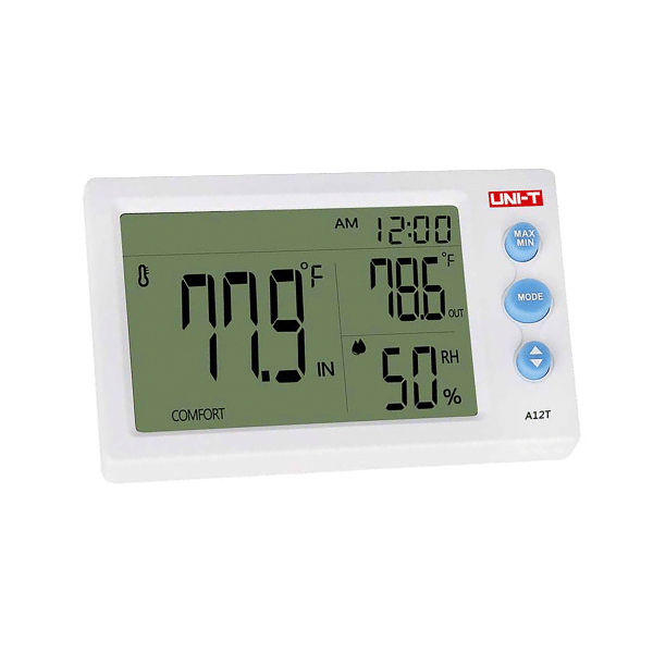 Stacja pogodowa (miernik temperatury + czujnik na zewnątrz) Uni-T A12T