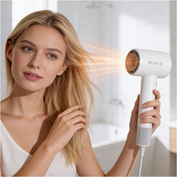 Suszarka do włosów TEESA PRO DRY 700 czarna