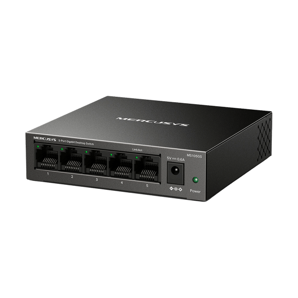 SWITCH MS105GS, 5 portów RJ45 10/100/1000 Mbps / MERCUSYS