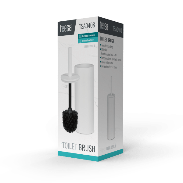 Szczotka do WC (biała)