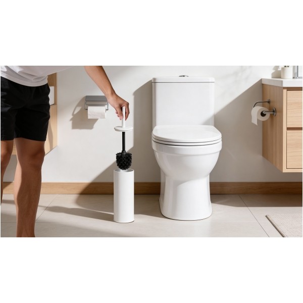 Szczotka do WC (biała)