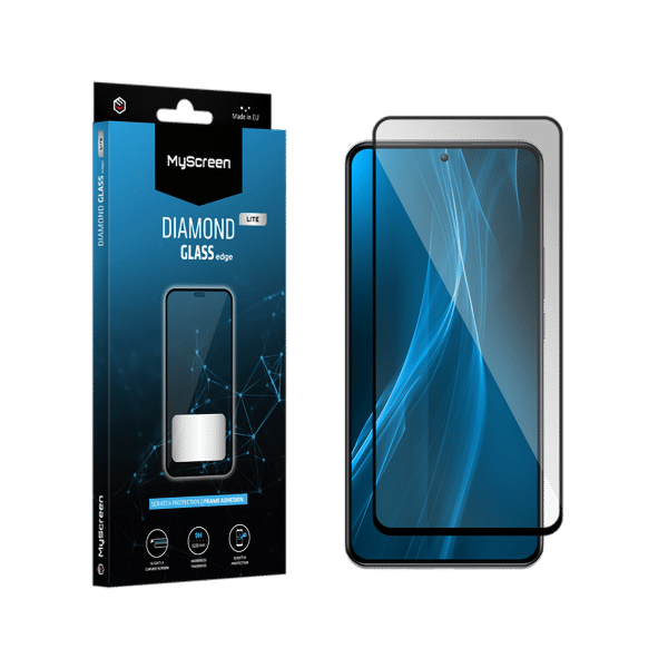 Szkło ochronne MyScreen DIAMOND GLASS LITE edge FULL GLUE czarne Samsung Galaxy S22+/S23+