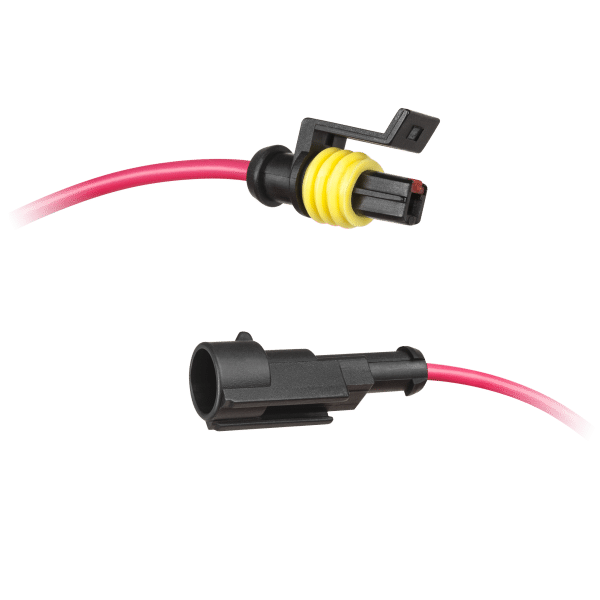 Szybkozłączka samochodowa z kablem czer.