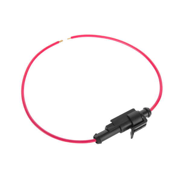 Szybkozłączka samochodowa z kablem czer.