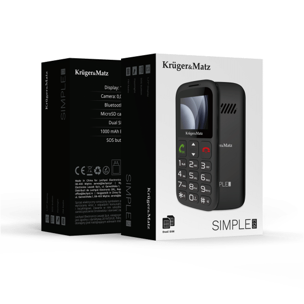 Telefon GSM dla seniora Kruger&Matz Simple 923
