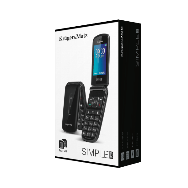 Telefon GSM dla seniora Kruger&Matz Simple 929