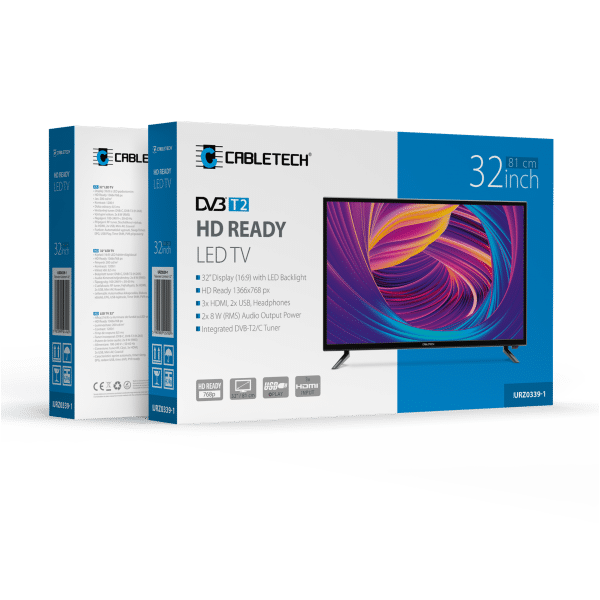 Telewizor Cabletech 32" DVB-T2 H.265 HEVC