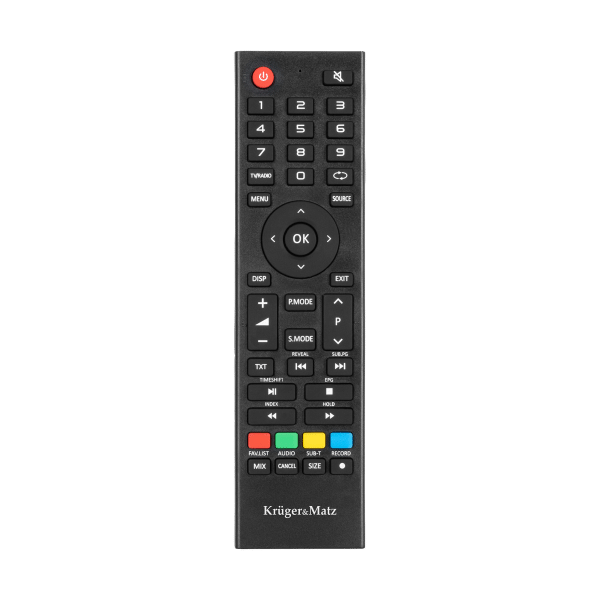 Telewizor Kruger&Matz 24" HD DVB-T2 H.265 HEVC 230/12V