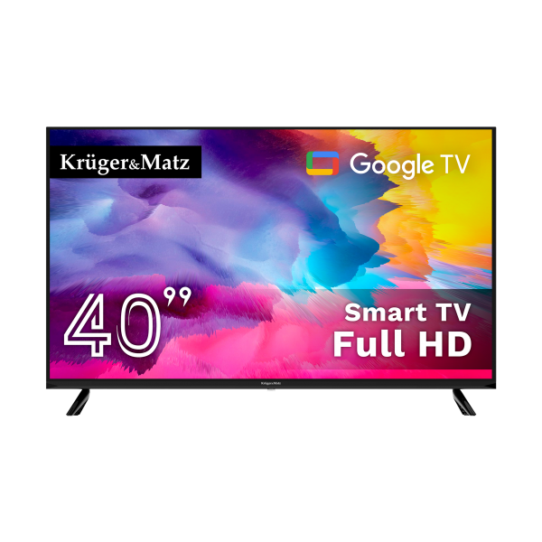 Telewizor Kruger&Matz 40" FHD Google TV DVB-T2/T/C H.265 HEVC