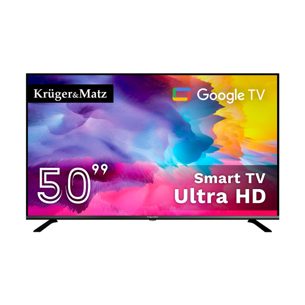Telewizor Kruger&Matz 50" UHD Google TV 5.0 DVB-T2/T/C H.265 HEVC