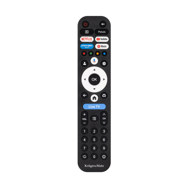 Telewizor Kruger&Matz 50" UHD Google TV 5.0 DVB-T2/T/C H.265 HEVC