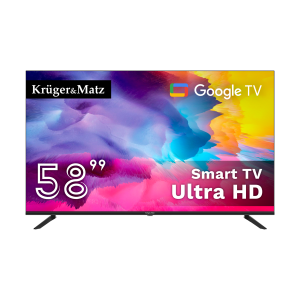 Telewizor Kruger&Matz 58" UHD smart DVB-T2/S2 H.265 Hevc