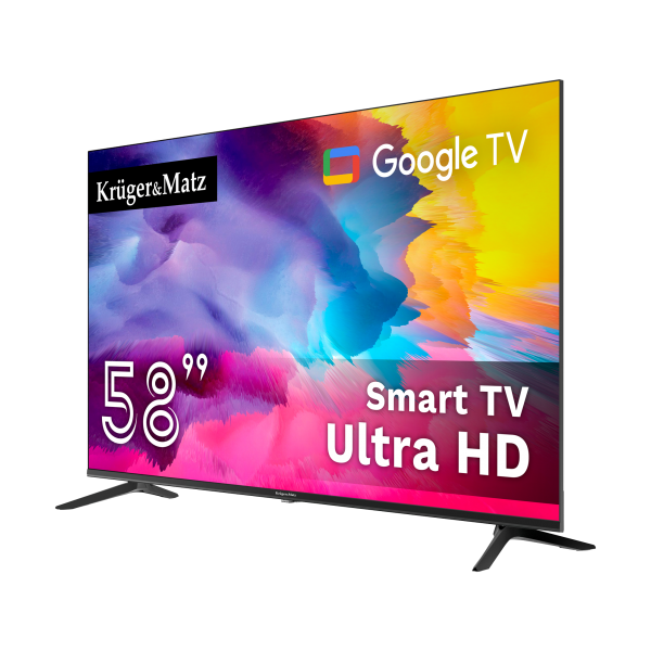 Telewizor Kruger&Matz 58" UHD smart DVB-T2/S2 H.265 Hevc