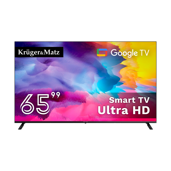 Telewizor Kruger&Matz 65" UHD Google TV DVB-T2/T/C H.265 HEVC