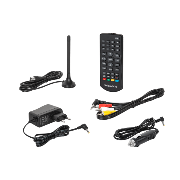 Telewizor przenośny Kruger&Matz 10,1" z tunerem DVB-T2- HD