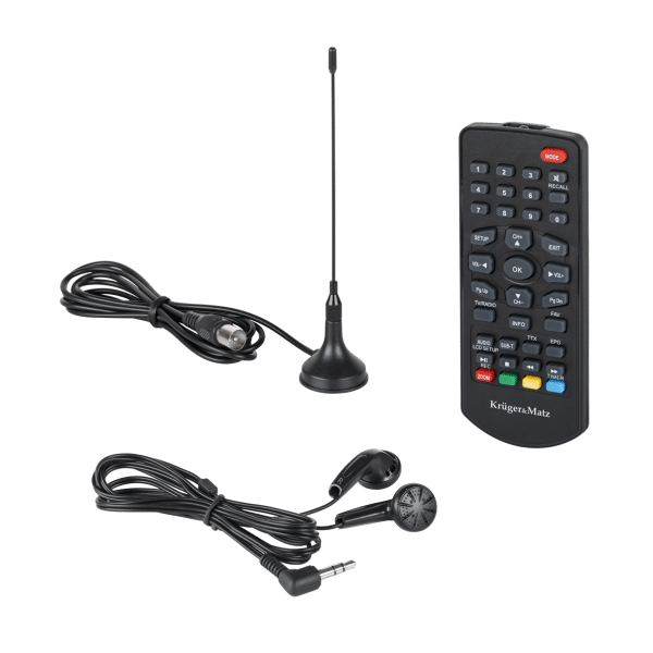 Telewizor przenośny Kruger&Matz 9" z tunerem DVB-T2- HD