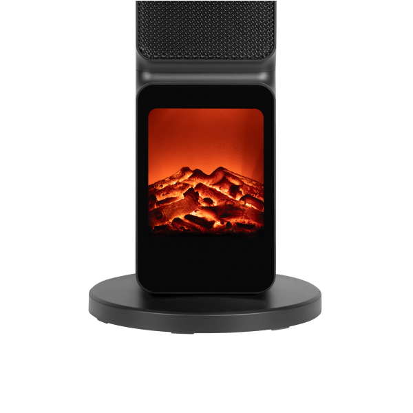 Termowentylator kolumnowy PTC Teesa z funkcją imitacją kominka (800/2000W)