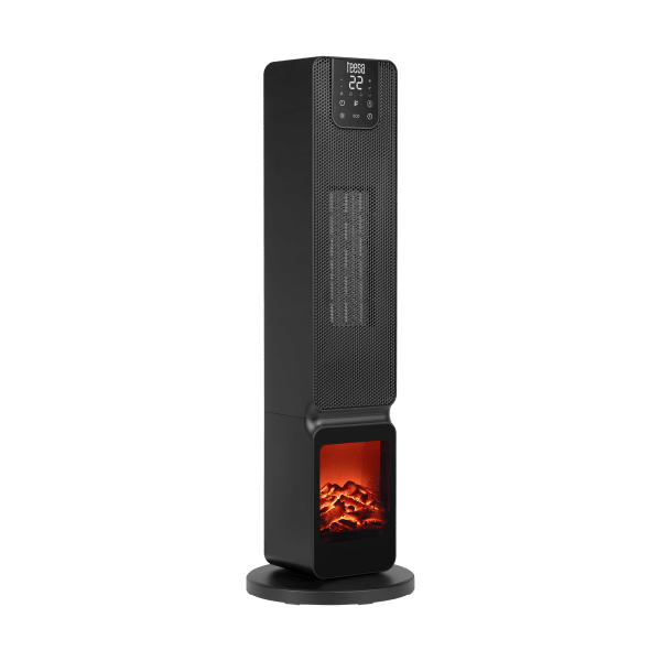 Terrmowentylator kolumnowy PTC Teesa z imitacją kominka (800/2000W)
