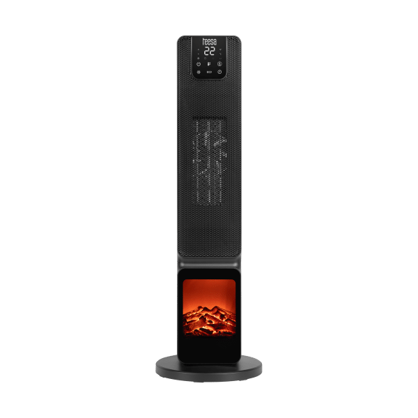Terrmowentylator kolumnowy PTC Teesa z imitacją kominka (800/2000W)