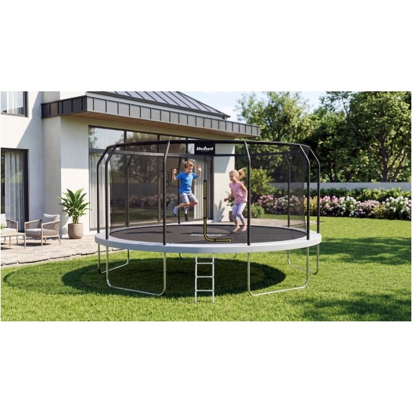 Trampolina Rebel Active PRO 15ft/457 cm, siatka, drabinka