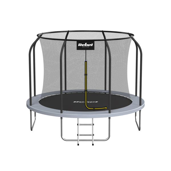 Trampolina Rebel Active PRO 8ft/244 cm, siatka, drabinka
