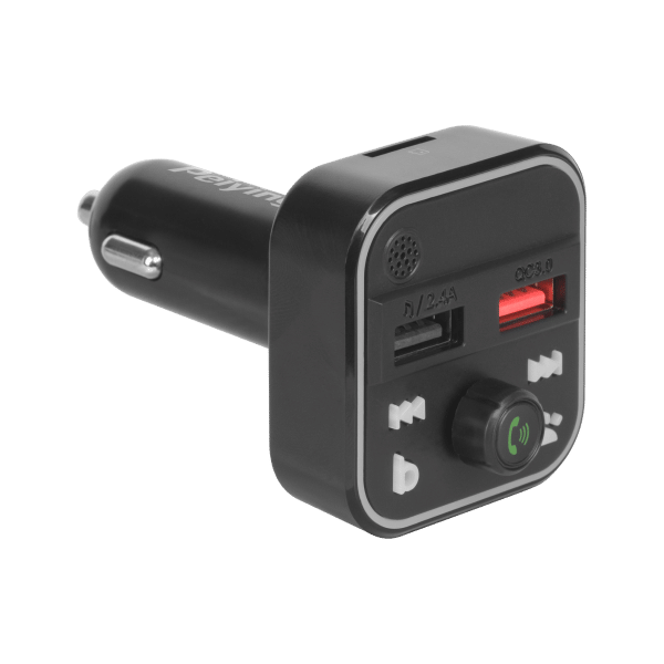 Transmiter samochodowy FM z funkcja bluetooth (2x USB)
