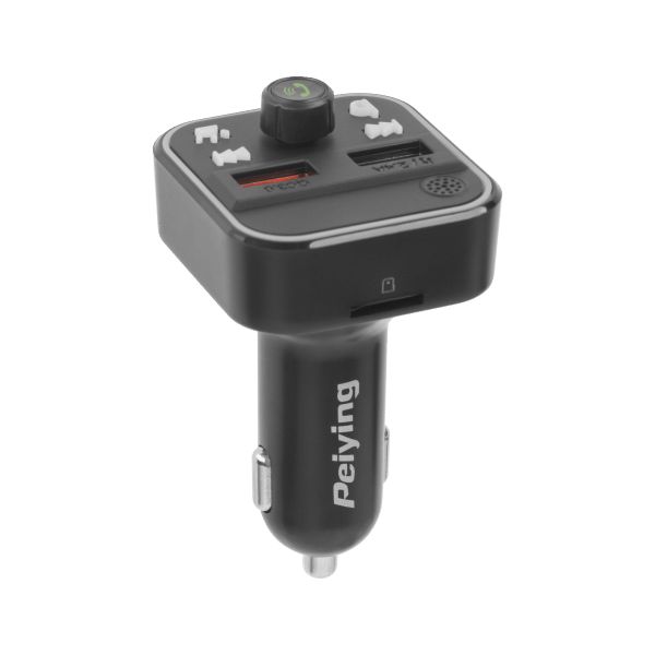 Transmiter samochodowy FM z funkcja bluetooth (2x USB)