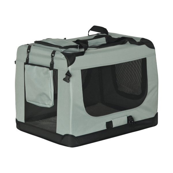 Transporter, składana torba transportowa, rozmiar S 50x34x36 cm , szara, REBEL ANIMALS