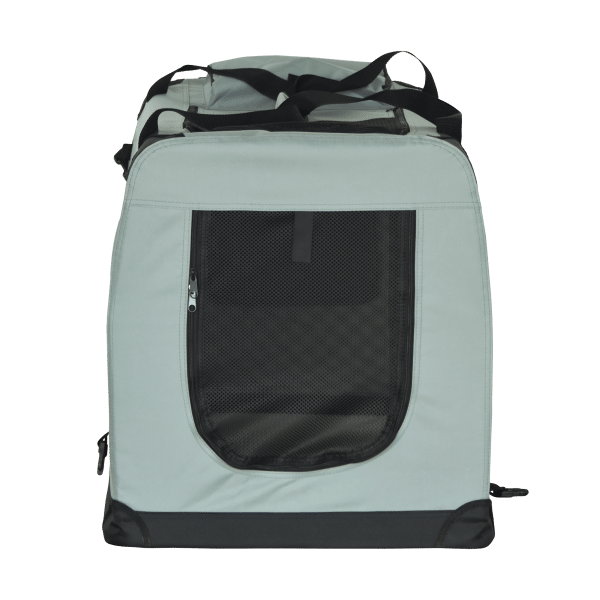 Transporter, składana torba transportowa, rozmiar XXL 90x61x65 cm , szara, REBEL ANIMALS