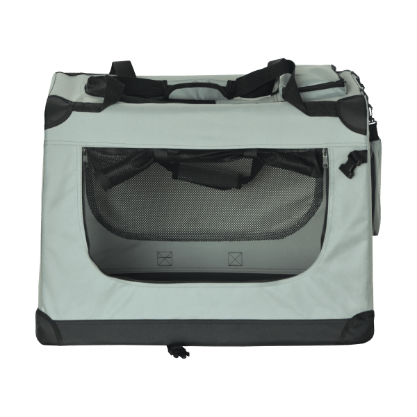 Transporter, składana torba transportowa, rozmiar XXL 90x61x65 cm , szara, REBEL ANIMALS