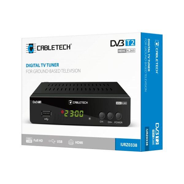 Tuner DVB-T2/C HEVC H.265 Cabletech