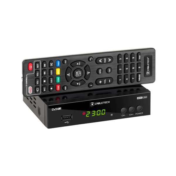 Tuner DVB-T2/C HEVC H.265 Cabletech