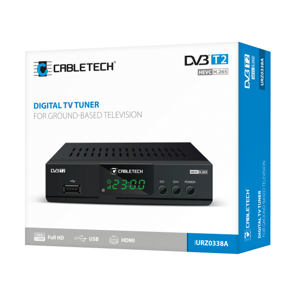 Tuner DVB-T2 H.265 HEVC Cabletech
