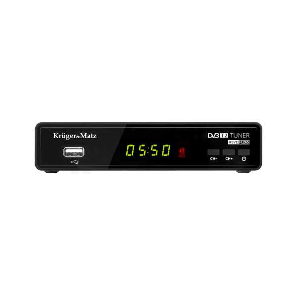 Tuner DVB-T2 H.265 HEVC Kruger&Matz