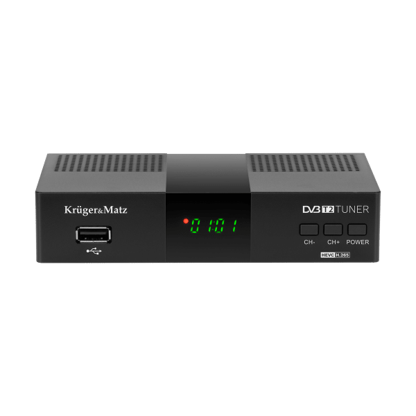 Tuner DVB-T2 H.265 HEVC Kruger&Matz