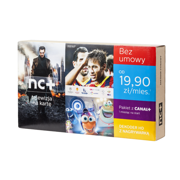 Usługa telewizyjna NC+ 1mies.z dekoderem 5800SXREC PKWiU 61.30.20.0