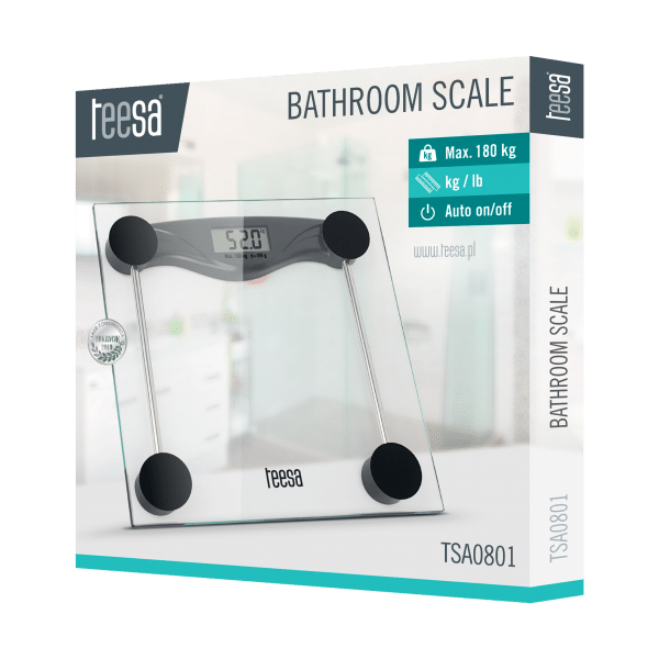 Waga łazienkowa szklana