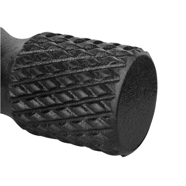 Wałek do masażu z wypustkami, roller 15x42cm, kolor czarny, materiał EPP, REBEL AVTIVE