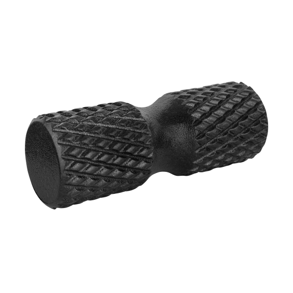 Wałek do masażu z wypustkami, roller 15x42cm, kolor czarny, materiał EPP, REBEL AVTIVE