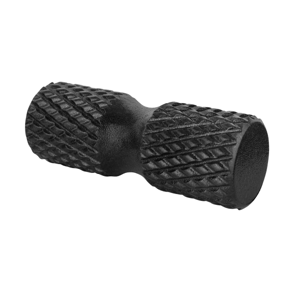 Wałek do masażu z wypustkami, roller 15x42cm, kolor czarny, materiał EPP, REBEL AVTIVE