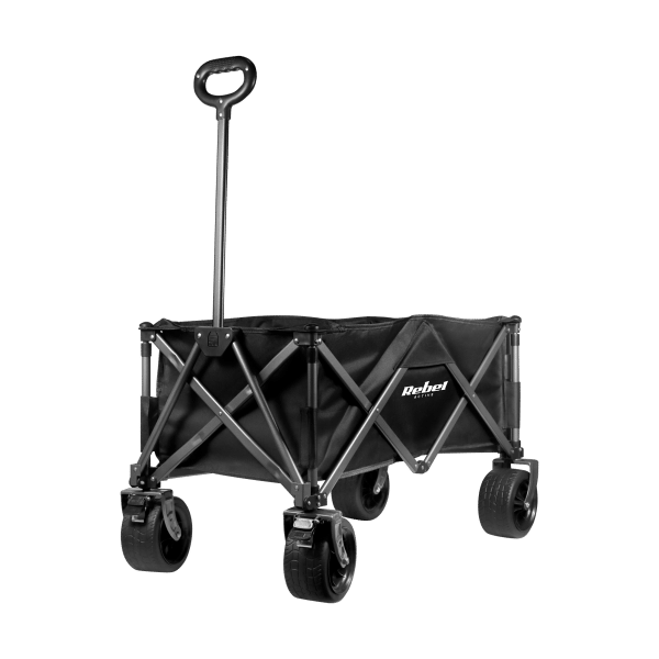 Wózek turystyczny, plażowy, składany do wewnątrz, 150L, 100kg, Rebel Active