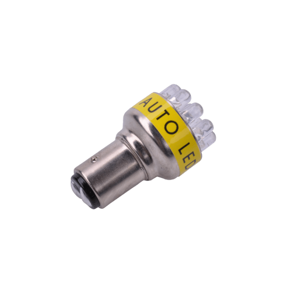 Żarówka samochodowa 12V S-25-12LED-1157 żółta