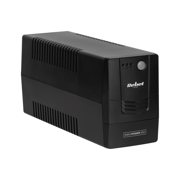 Zasilacz awaryjny komputerowy UPS REBEL model Nanopower 650 ( offline, 650VA / 360W , 230 V , 50Hz )