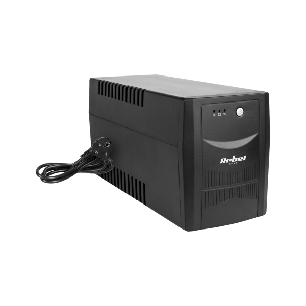 Zasilacz awaryjny UPS REBEL model Micropower 1500 (offline, 1500 VA / 900 W, 230 V, 50 Hz)