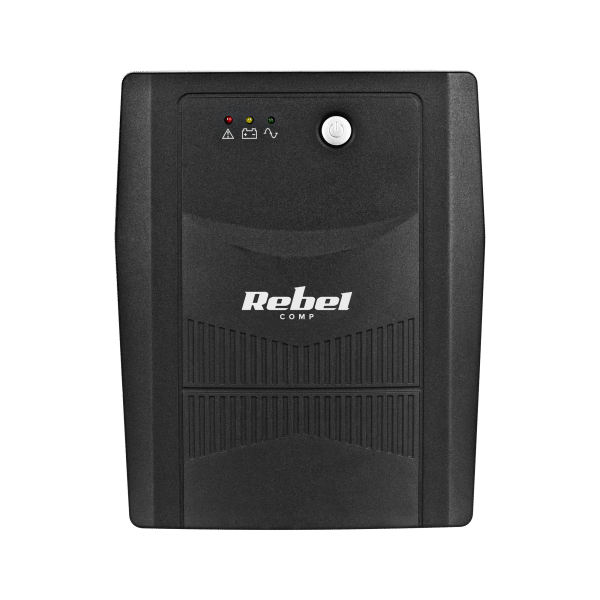 Zasilacz awaryjny UPS REBEL model Micropower 1500 (offline, 1500 VA / 900 W, 230 V, 50 Hz)