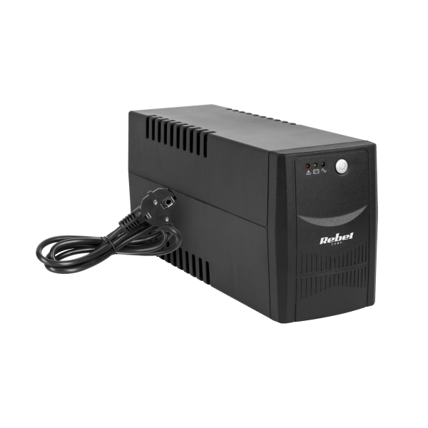 Zasilacz awaryjny UPS REBEL model Micropower 600 ( offline, 600VA / 360W , 230 V , 50Hz )