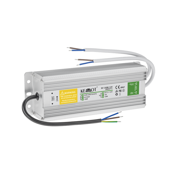 Zasilacz do sznura diodowego W-120W-12V 10A IP67